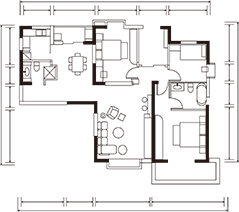 Technical water system diagram